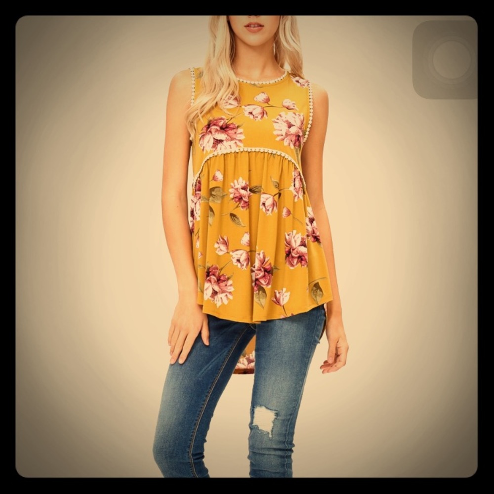 Floral Tunic Tank