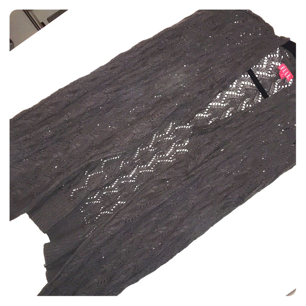 Crochet Draped Sweater