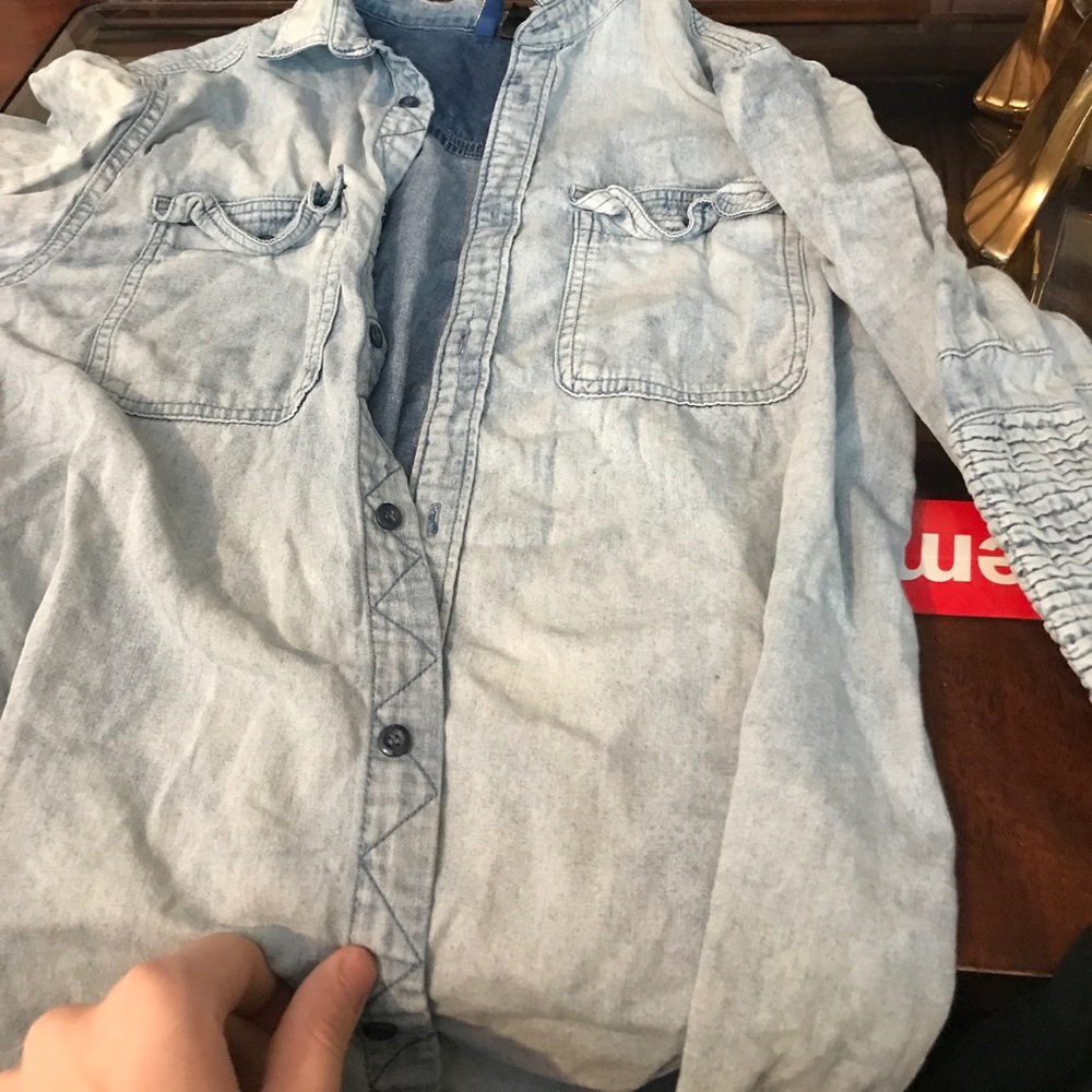 H&M denim shirt