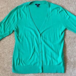 Vguc Gap Women Large green cardigan sweater