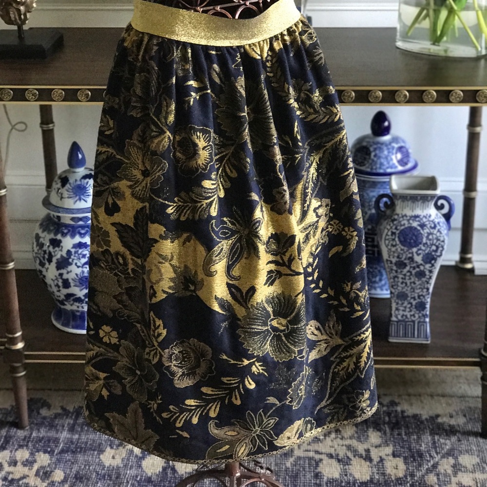 Beautiful handmade pashmina midi skirt!  $50