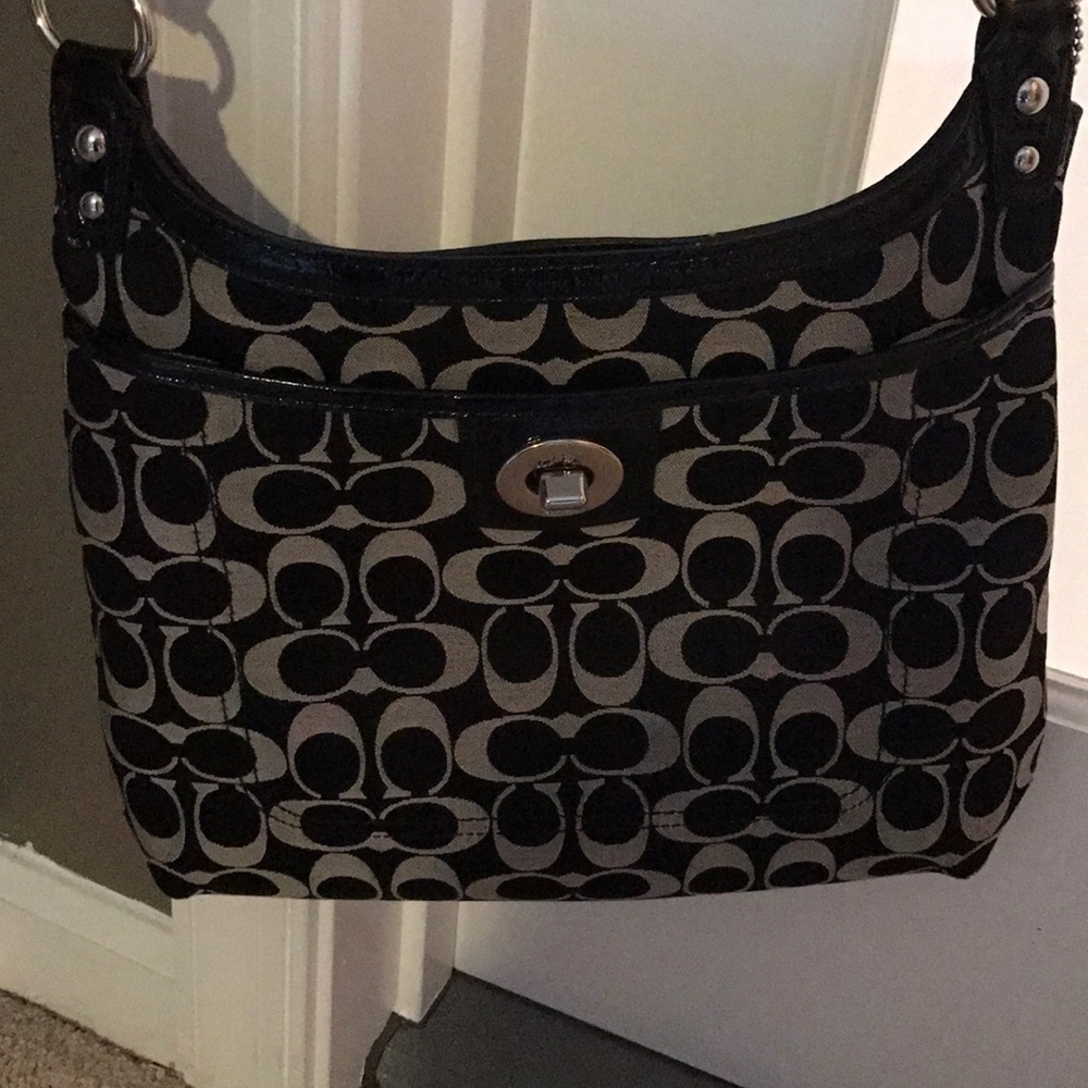 Black Coach crossbody