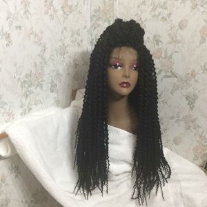 Blunt braided wig