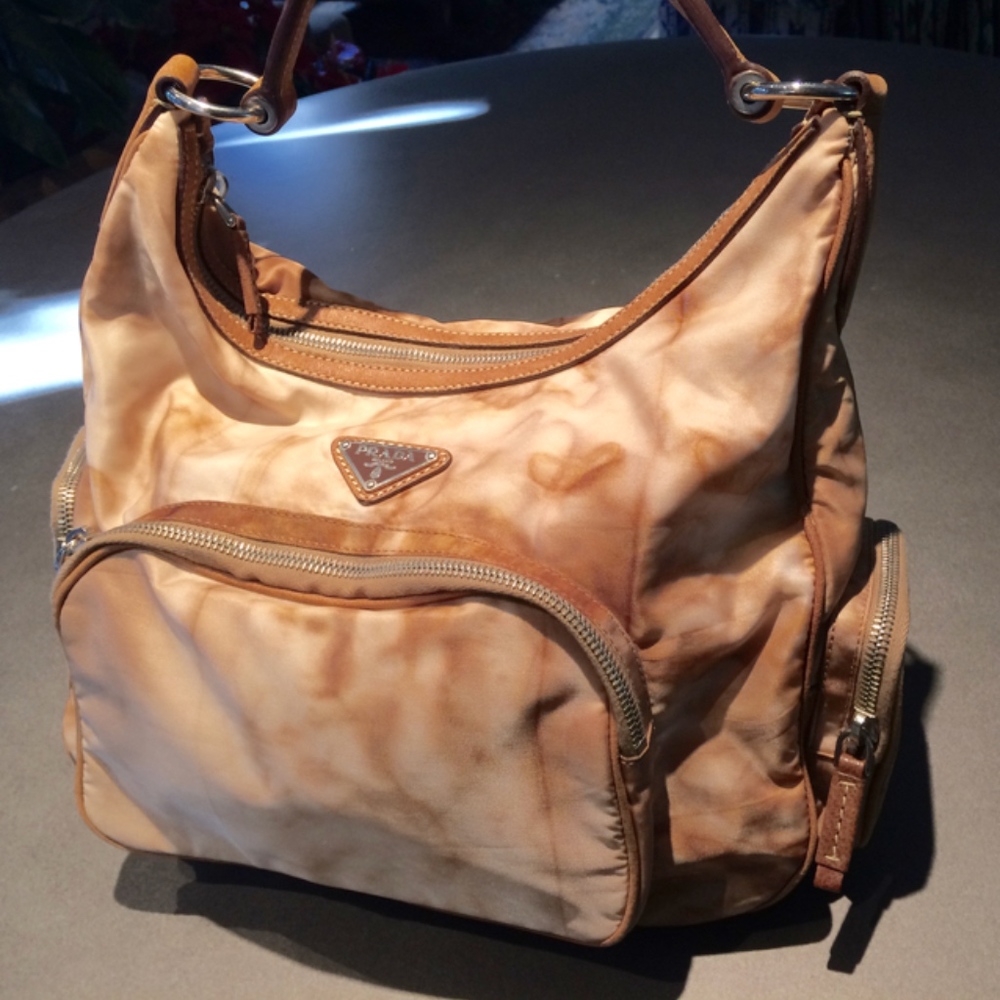 authentic !!PRADA!! nylon shoulder bag.
