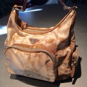 authentic !!PRADA!! nylon shoulder bag.