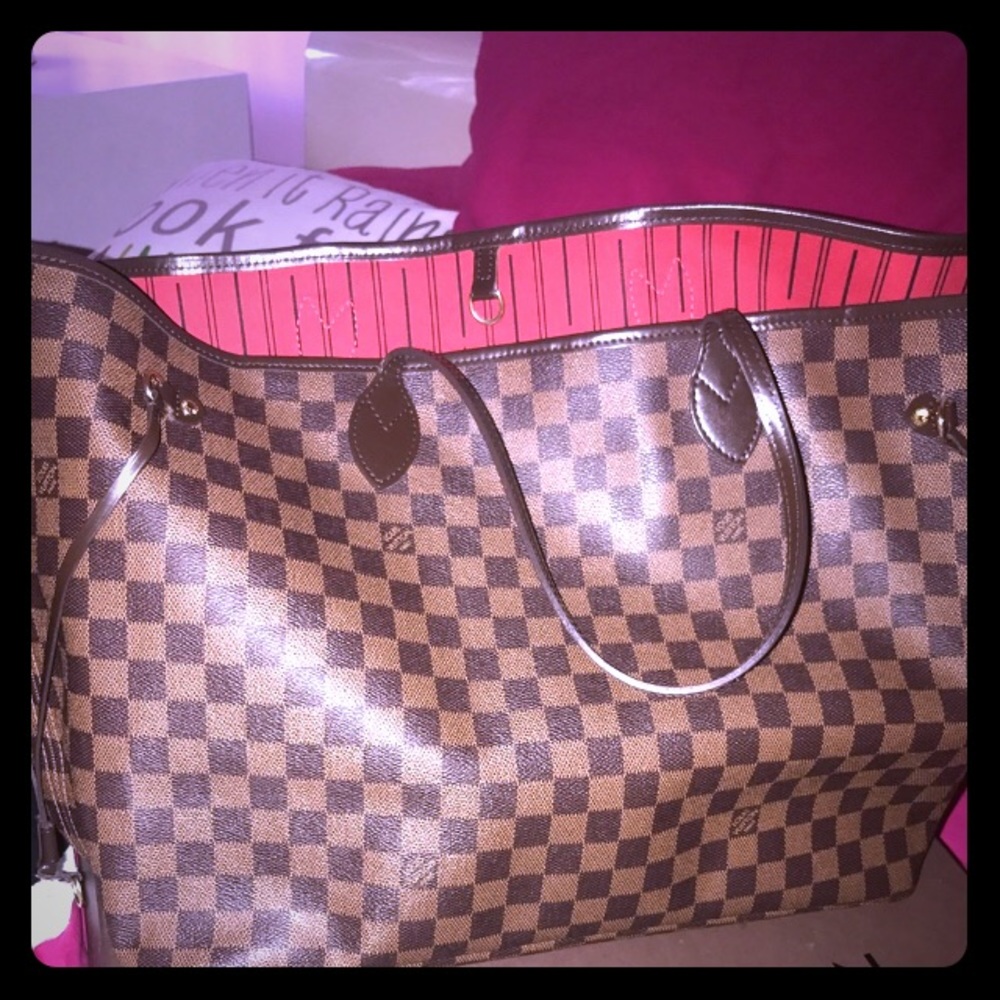ISO LOUIS VUITTON NEVERFULL DAMIER EBENE