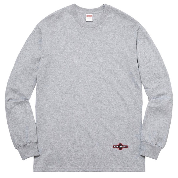 Supreme Fuck The Rest Long Sleeve Shirt - Picture 1 of 2