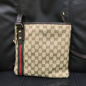 NEW Cute Gucci Messenger Crossbody GG Monogram