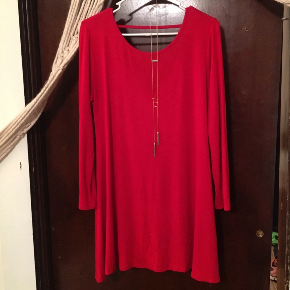 Red Dress (Brand: Cherish) (Size: L)