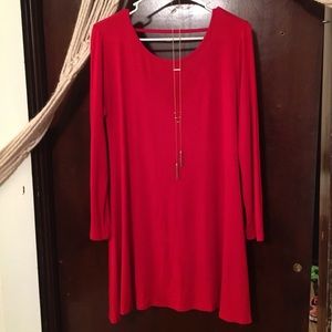 Red Dress (Brand: Cherish) (Size: L)