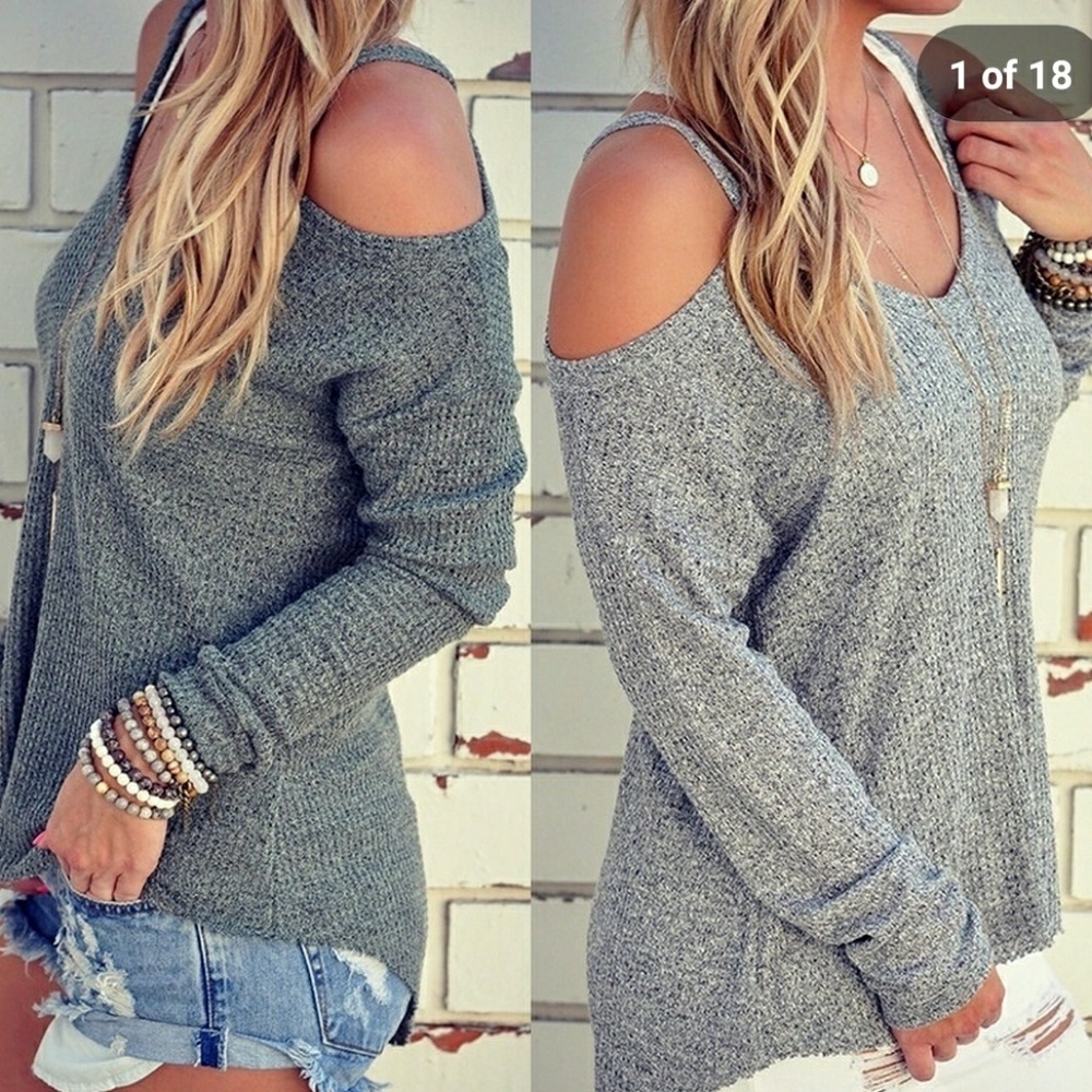 Cold shoulder top