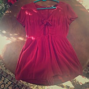 Red romper