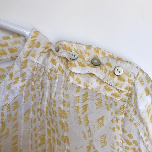 a.n.a Half Button Down Blouse - Picture 4 of 6