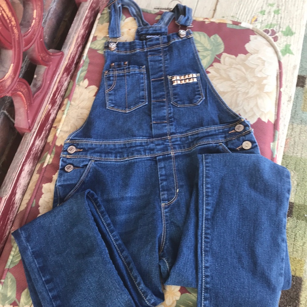 Adorable girls overall jeans