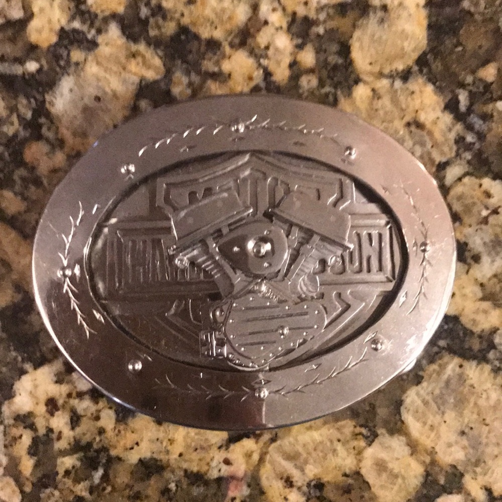 Harley Davison motor belt buckle