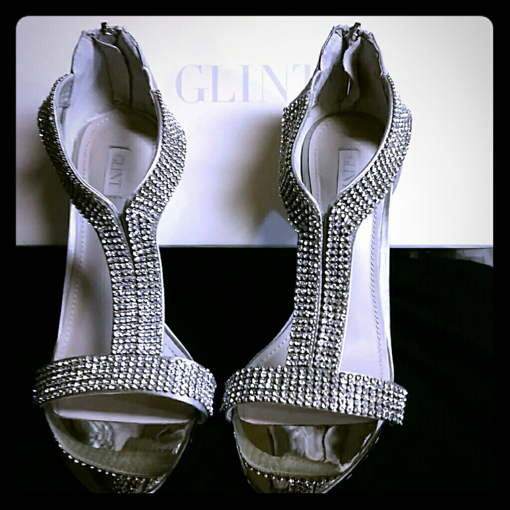 Silver sequence heels