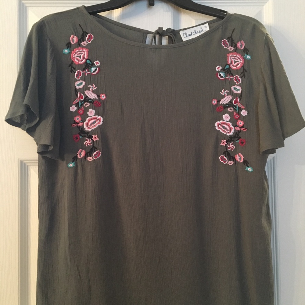 Green Floral Shirt