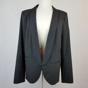 Trouve Womens Tuxedo Style Blazer Open Front