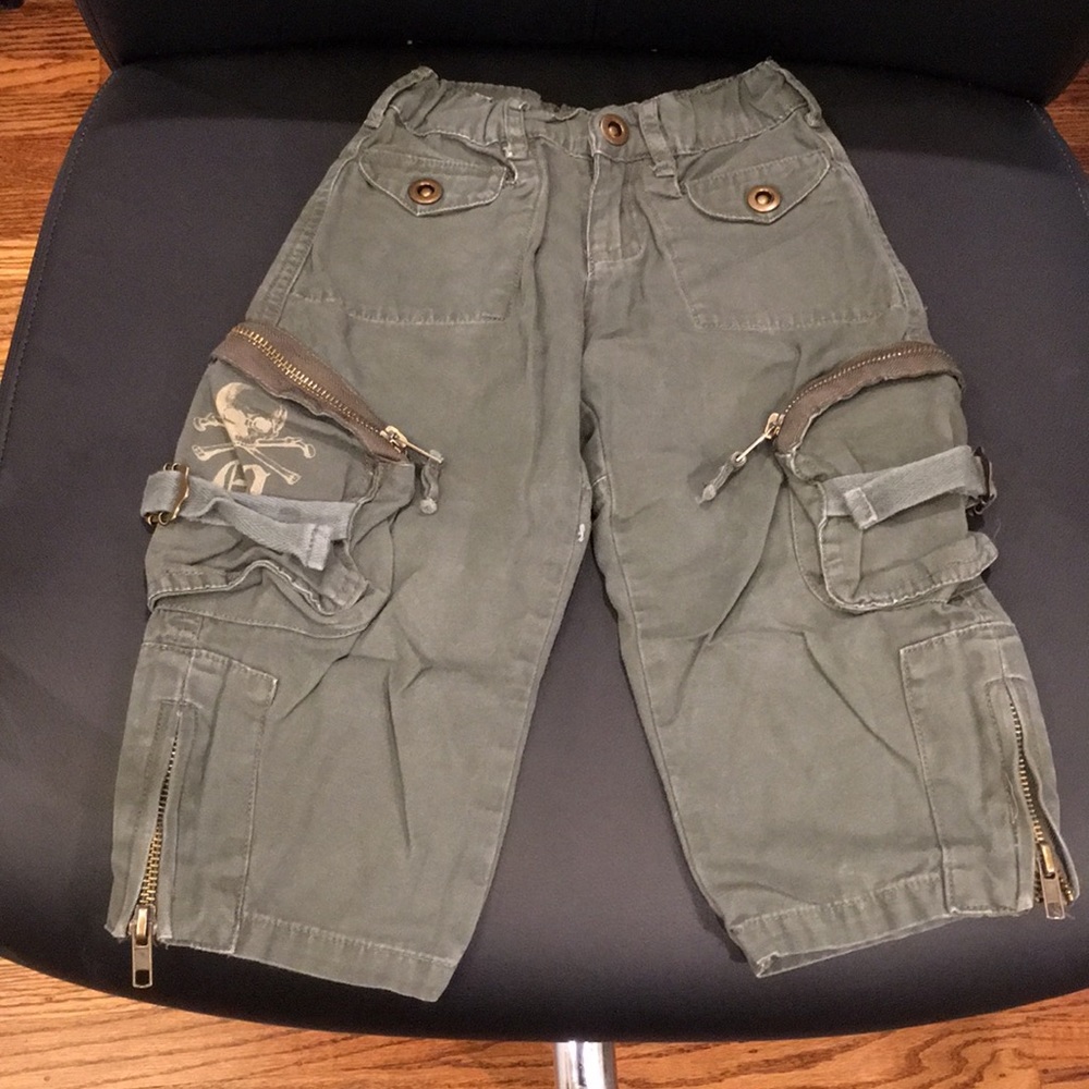 Army cargo pants. So cute!!!