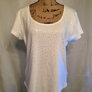 Rafaella white top