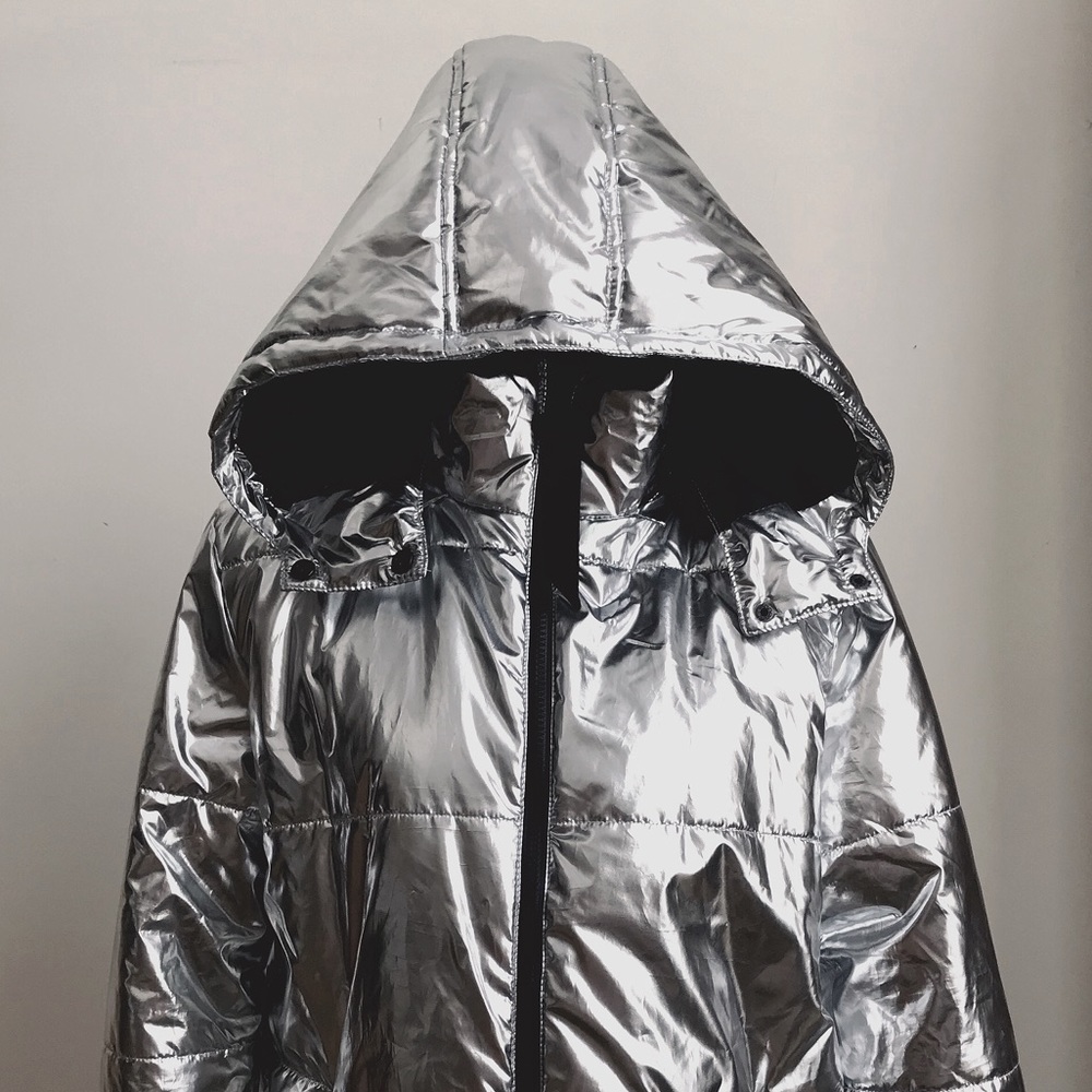 Silver Puff Jacket