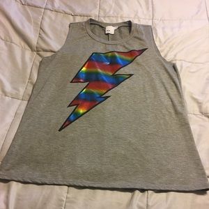 Asos brand Sleeveless grey tshirt