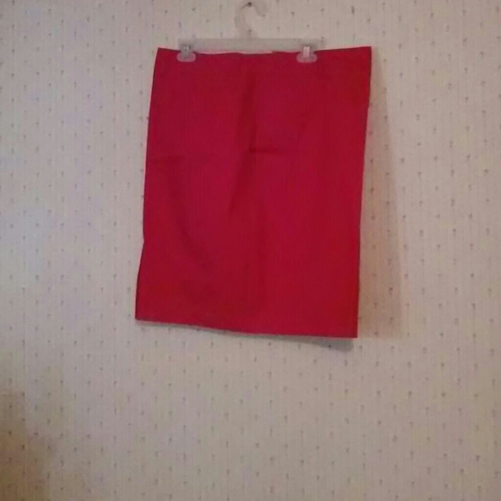Red skirt