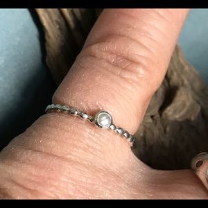 CBL Jewelry - Petite freshwater pearl in sterling ring, size 5 CBL Jewelry - Petite freshwater pearl in sterling ring, size 5