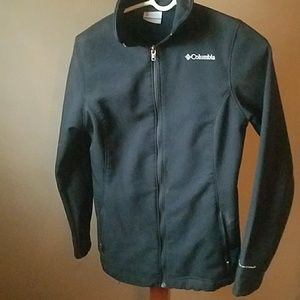 Black Columbia Soft Shell Jacket XS