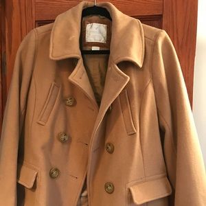 EUC American Eagle Size L Camel peacoat