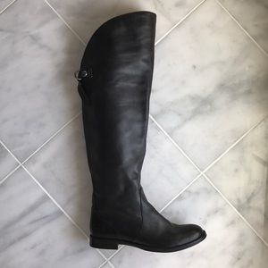 Coach Black Leather boots