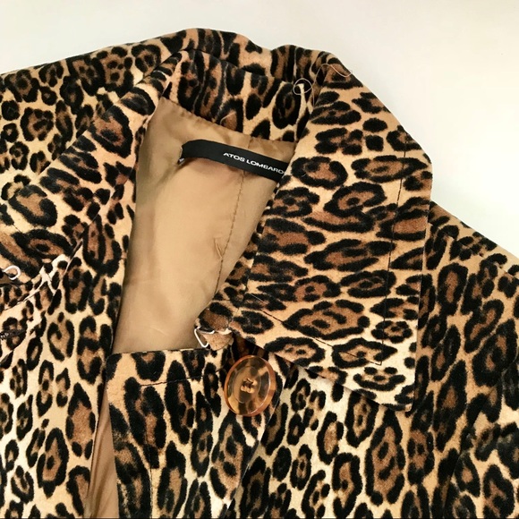 Atos Lombardini | Jackets & Coats | Vintage Autos Lombardini Leopard ...