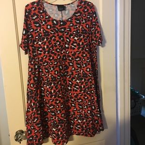 Leopard print dress