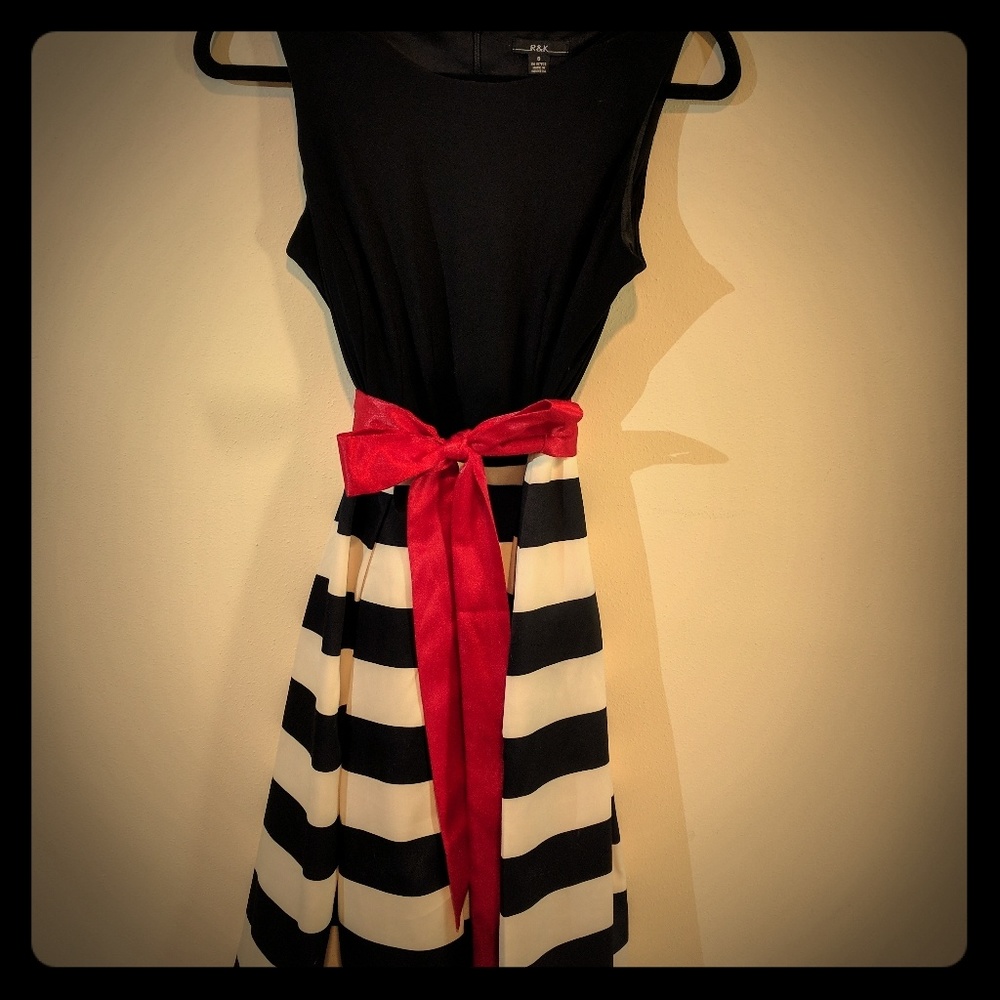 Black and White Dress