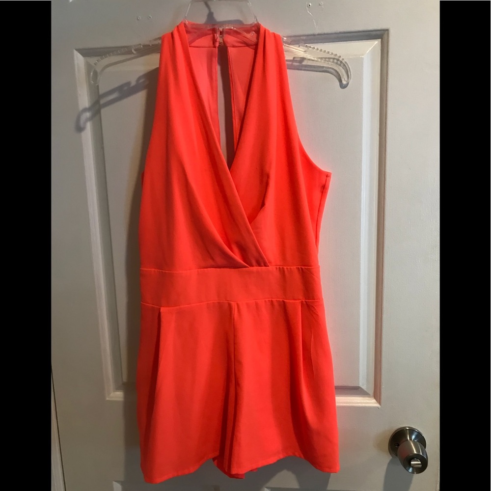 Orange Romper