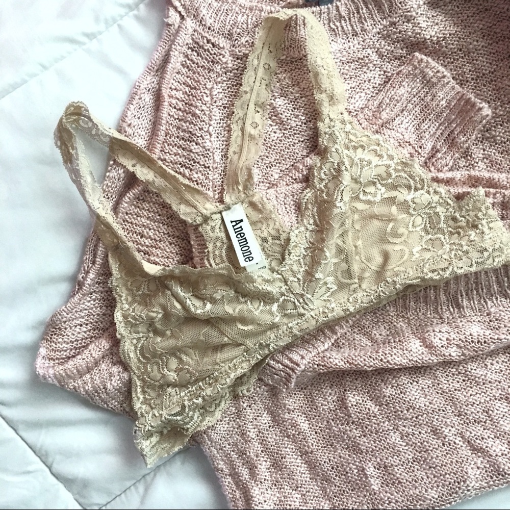 Beige Lace Bralette