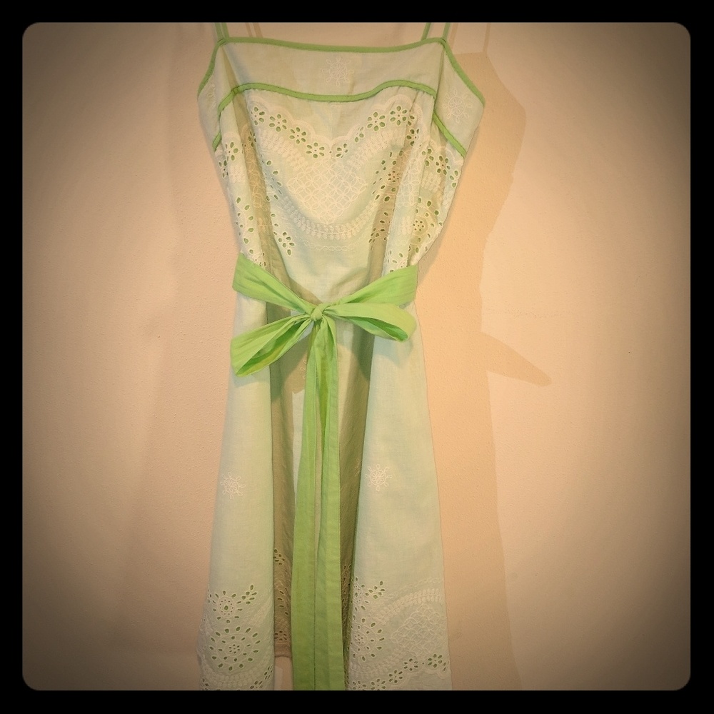 Juniors Lime Green Dress
