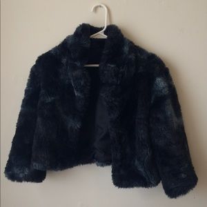 Zara Cropped Fur Jacket