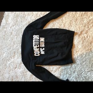 Black hoodie for npc competitor
