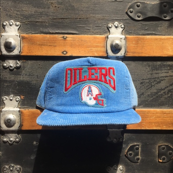 vintage oilers hat