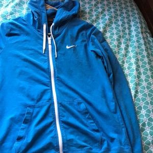 Blue And White Nike Jacket