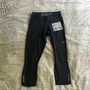 SoulCycle Nike Dri-Fit Black Crop (Size Small)