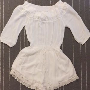 White Lace Romper