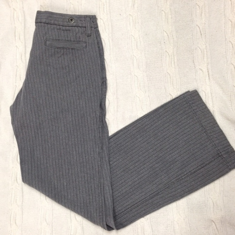 RARE Diesel Jeans - Grey Pinstripe Flare/Wide Leg