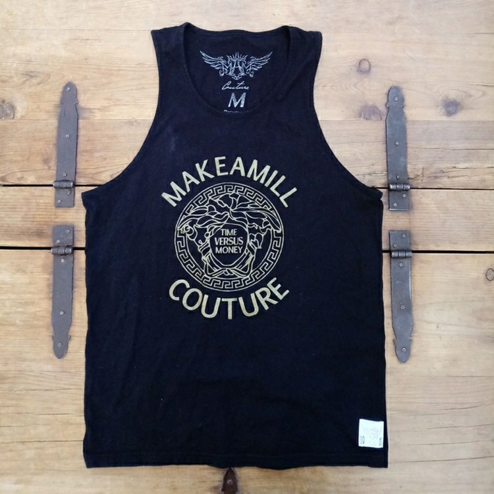 M.A.M Couture Men's Tank Top Time Versus Money