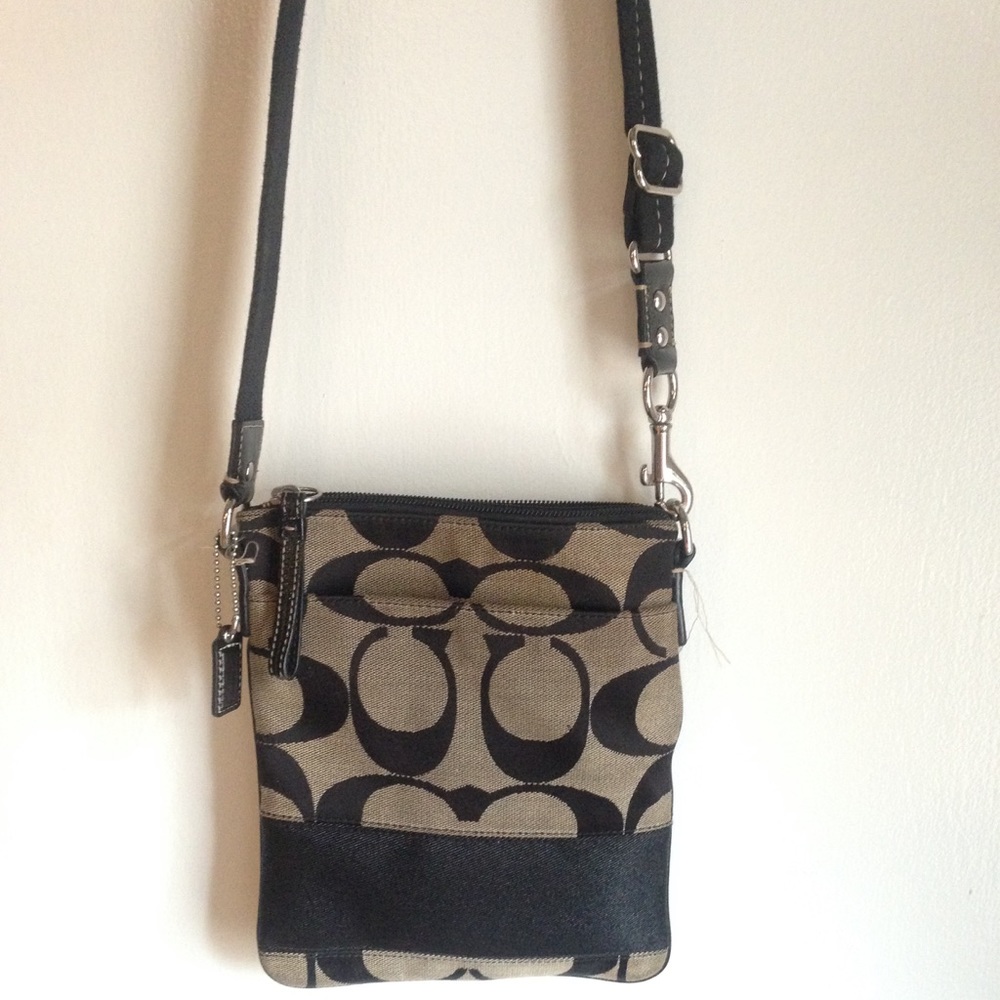 Mini coach cross body bag