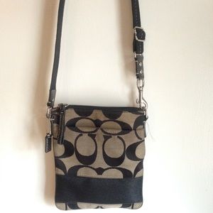 Mini coach cross body bag