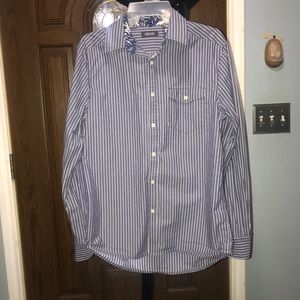 Kenneth Cole bottom down blue men shirt Sz. small