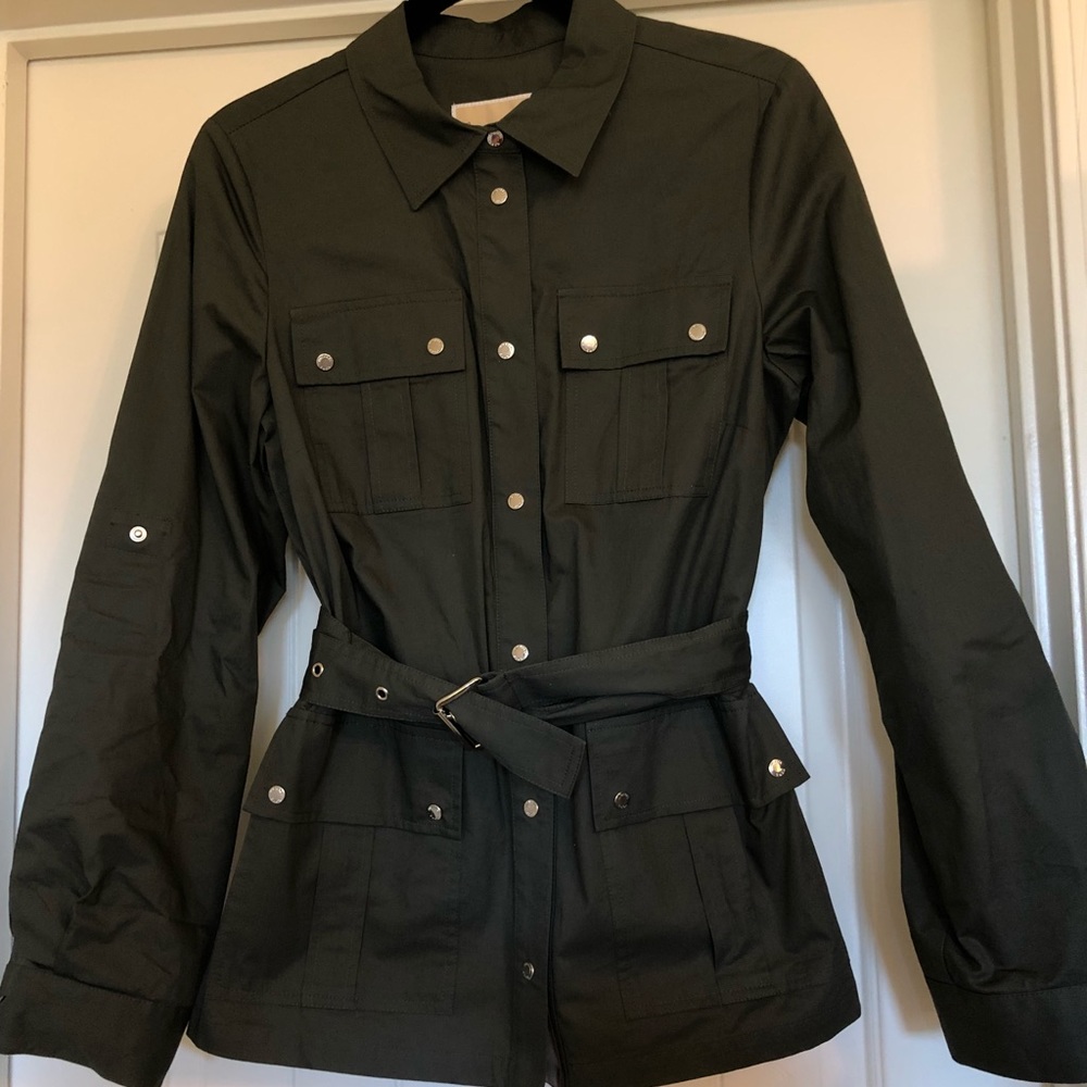 Michael Kors Belted Utility Jacket - Picture 3 of 7
