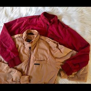 Lot of 2 vintage members only jackets.
